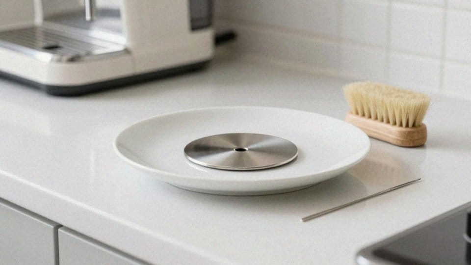 Jak przepchać metalową blaszkę w module spieniającym?
