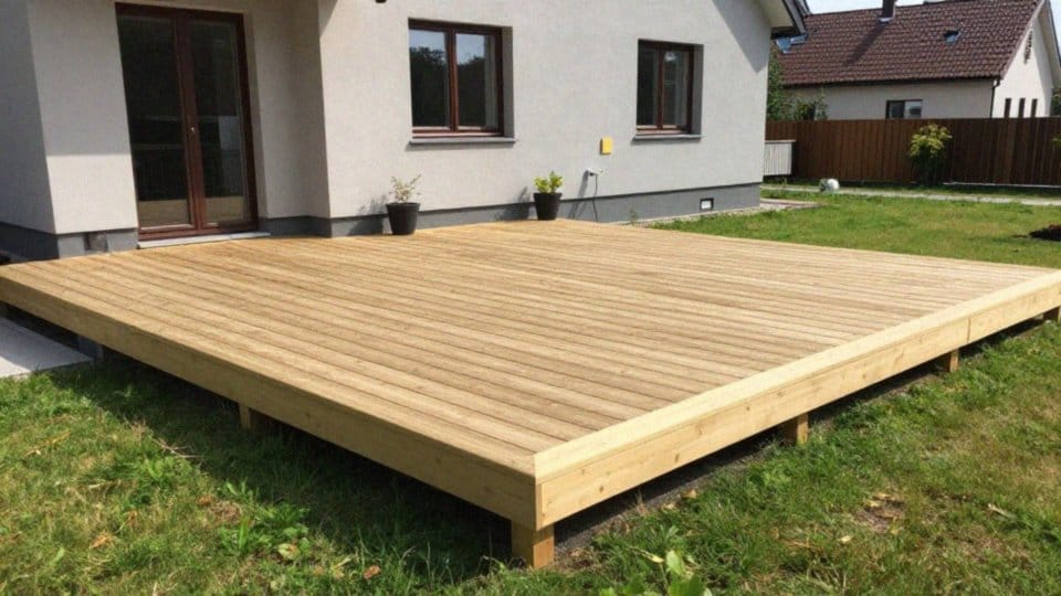 Kiedy budowa tarasu do 35 m² jest bez formalności?