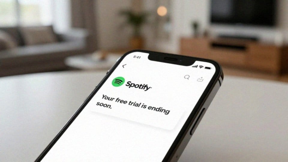 Czy Spotify wyśle przypomnienie przed końcem okresu próbnego?