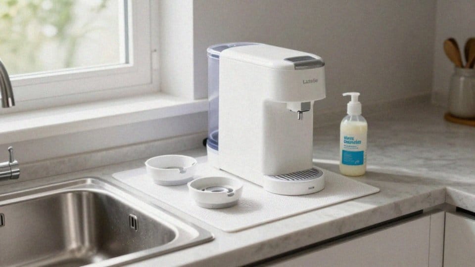 Jak czyścić i odtłuszczać system mleczny LatteGo?