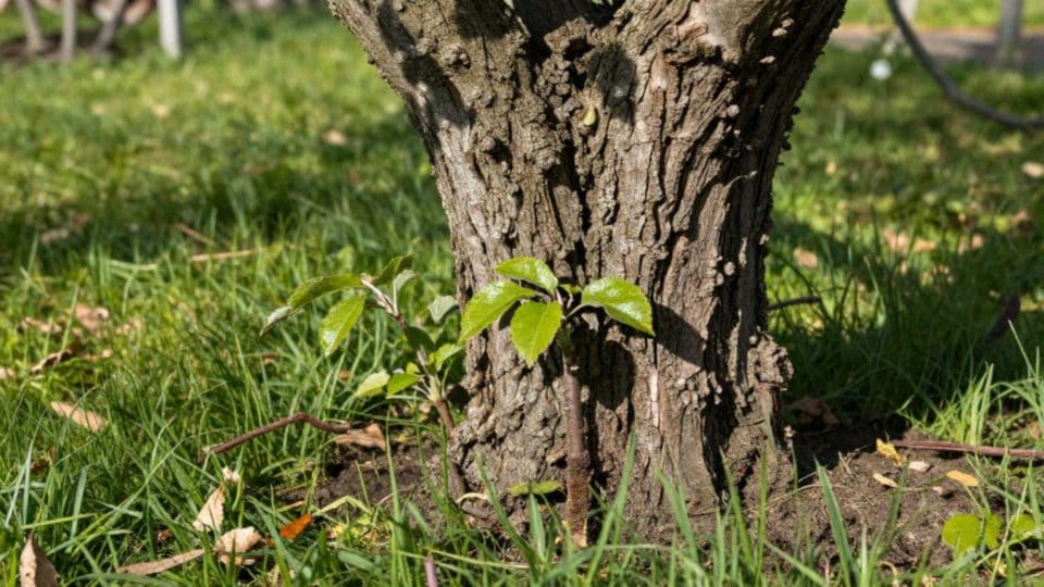 Jak usuwać wilki i odrosty korzeniowe starych odmian jabłoni?