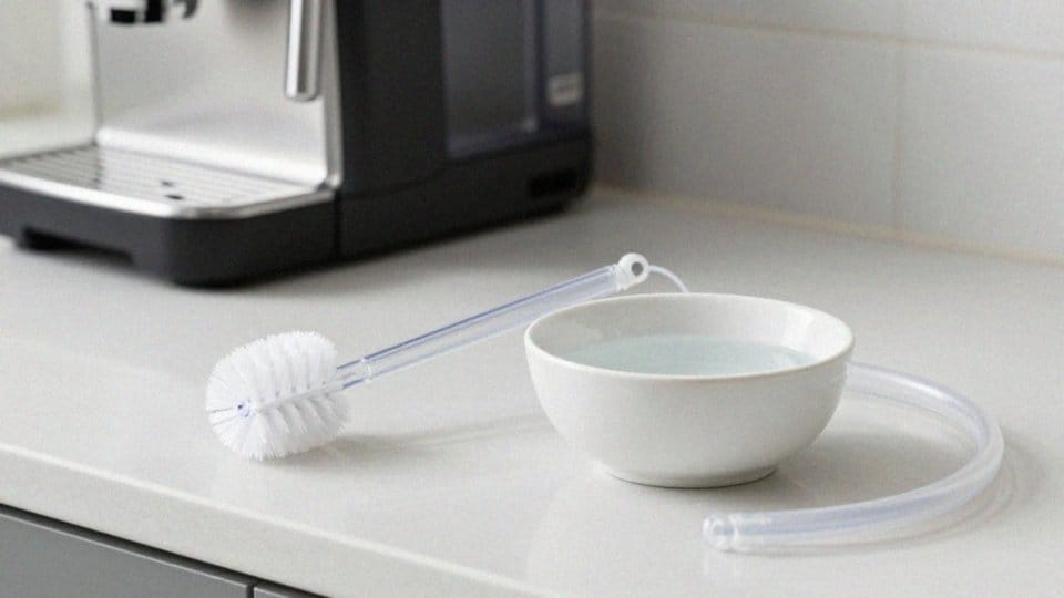 Jak czyścić rurkę i wężyk systemu spieniania Krups?